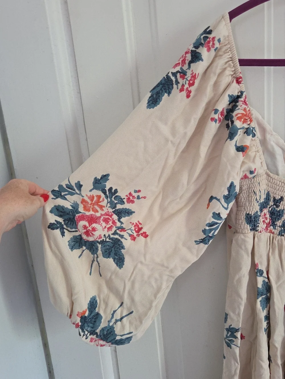 Free People Francesca Floral Mini Dress